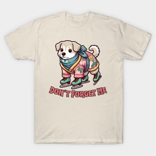 Ice skating dog T-Shirt